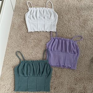 Bundle 3 crop tops